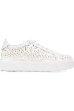 Casadei Woven low-top sneakers