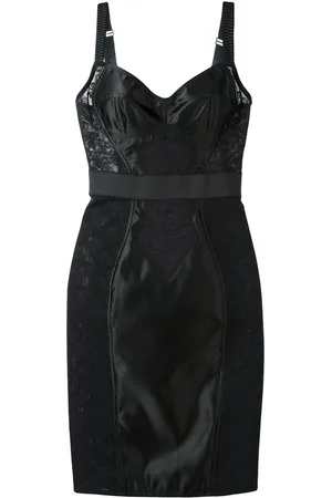 Dolce & Gabbana Floral-lace corset dress