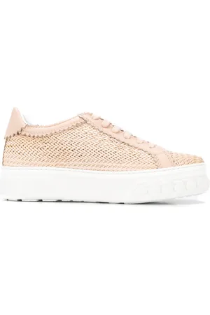 Casadei Woven low-top sneakers