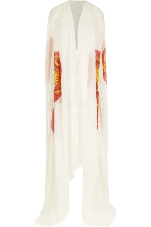 AMIR SLAMA Silk long shirt dress