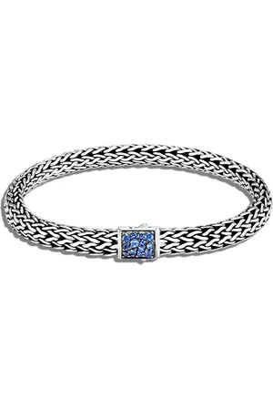 John Hardy Classic Chain 6.5mm reversible sapphire pavé bracelet