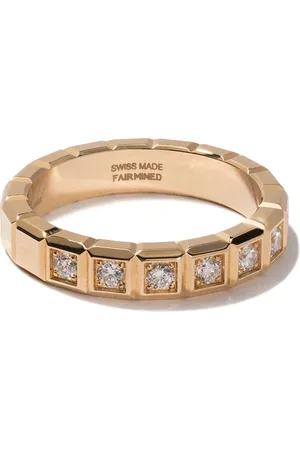 Chopard 18kt yellow Ice Cube diamond ring