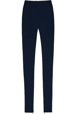 WARDROBE.NYC High-rise ankle-zip leggings