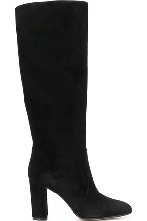 Gianvito Rossi Glen 85mm suede knee-high boots