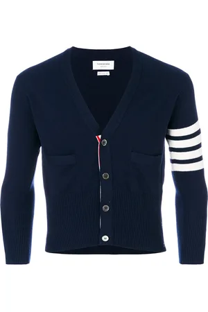 Thom Browne 4-Bar Short Cashmere Cardigan