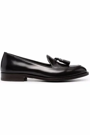 Scarosso Sienna tassel-embellished leather loafers