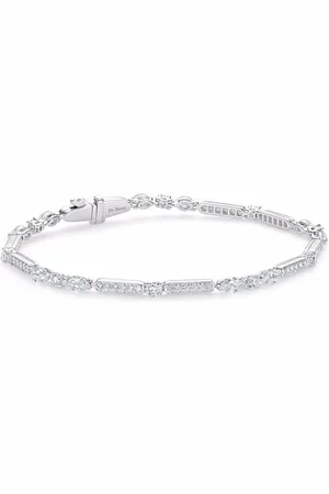 De Beers 18kt white gold Snow Dance diamond bracelet