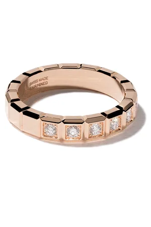 Chopard 18kt rose gold Ice Cube diamond ring