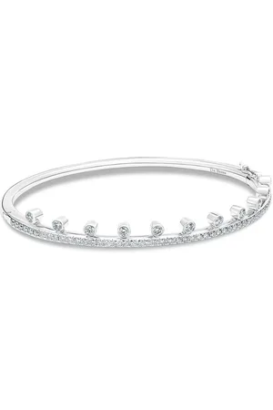 De Beers 18kt white gold Dewdrop diamond bracelet