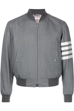 Thom Browne 4-Bar knit blouson jacket