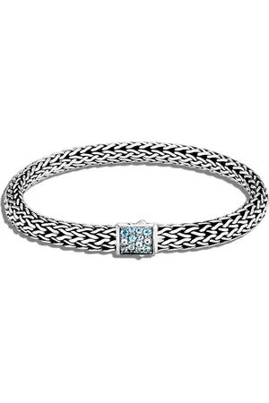 John Hardy Classic Chain 6.5mm reversible Icon topaz bracelet