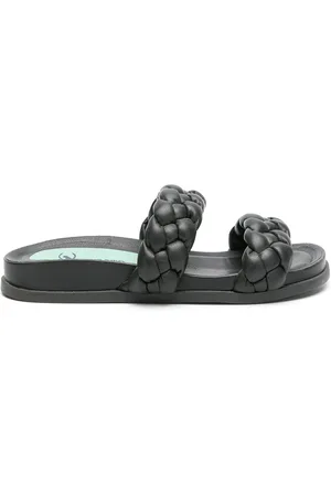 Blue Bird Braided strap flat sandals