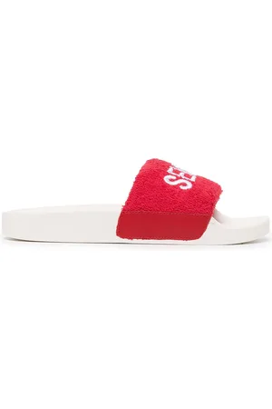 SENSO Elly logo-embroidered slides