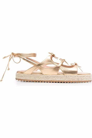 Scarosso X Paula Cademartori 30mm leather espadrilles