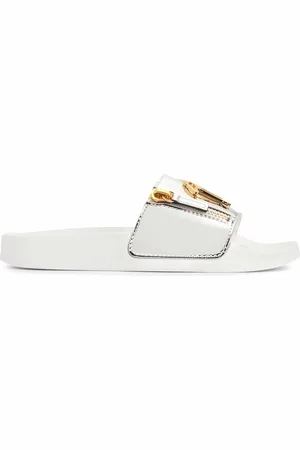 Giuseppe Zanotti Brett logo zip slides
