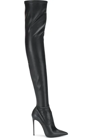 LE SILLA Eva thigh-high leather boots