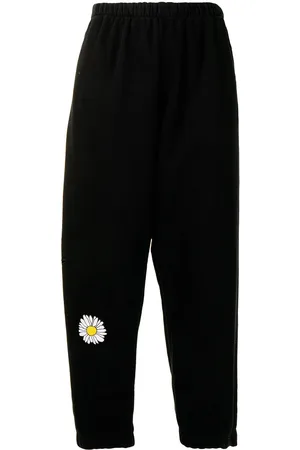 Natasha Zinko Daisy-print cropped track pants