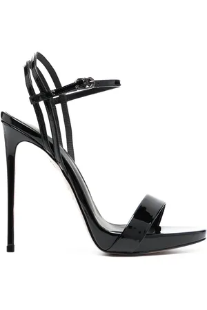 LE SILLA Gwen patent-leather stiletto sandals
