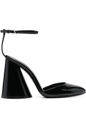 The Attico Pointed-toe leather pumps