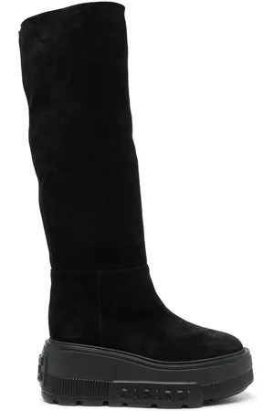 Casadei Nexus folded platform boots