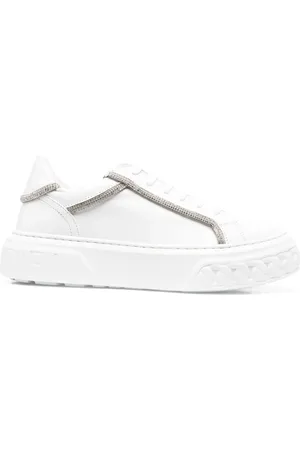 Casadei Off Road crystal-detail low-top sneakers