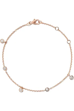 De Beers 18kt rose gold My First five diamond bracelet