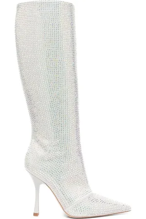 Liu Jo X Leonie Hanne knee-high rhinestone boots