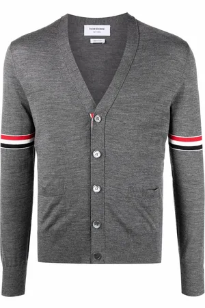 Thom Browne RWB striped cardigan