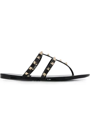 VALENTINO GARAVANI Rockstud thong slides