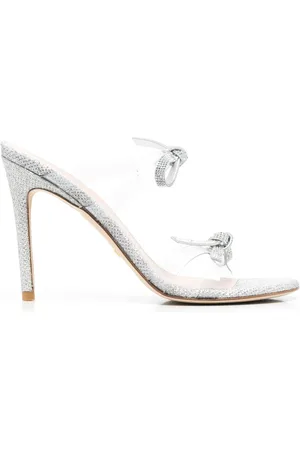 Stuart Weitzman Embellished-bow detail 115mm sandals