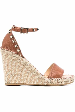 VALENTINO GARAVANI Espadrille Rockstud wedge sandals