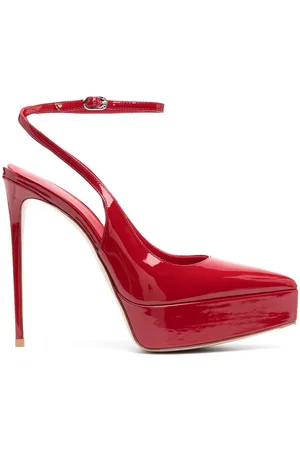 LE SILLA 145mm UMA patent leather pumps