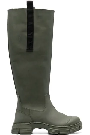Ganni Recycled-rubber Country boots