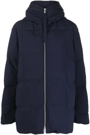 Jil Sander Padded zip-fastening coat