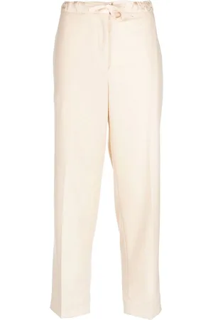 Jil Sander Drawstring cropped trousers
