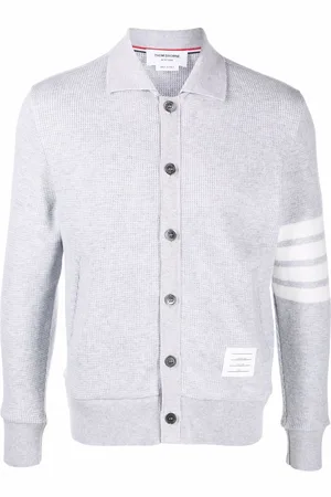 Thom Browne Waffle-knit 4-Bar cardigan