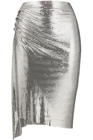 Paco rabanne Chainmail ruched skirt