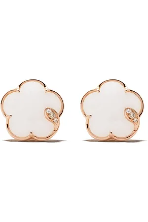 Pasquale Bruni 18kt rose gold Petit Joli agate and diamond studs