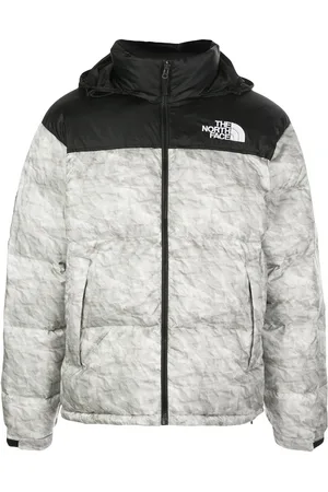 Supreme X The North Face Nuptse paper-print jacket