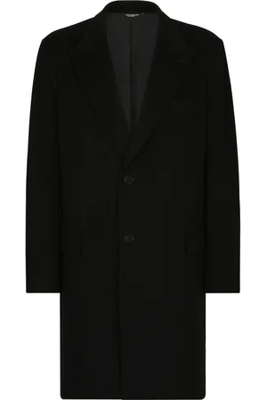 Dolce & Gabbana Deconstructed single-breasted wool coat