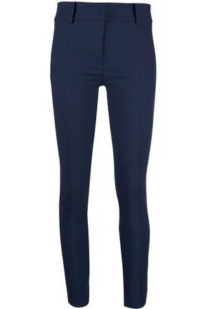 Patrizia Pepe Tailored-style mid-rise trousers