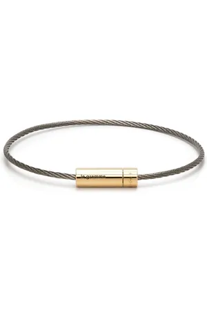 Le Gramme 18kt yellow and sterling silver 6g Cable bracelet