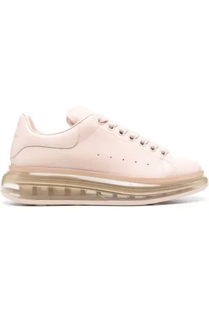 Alexander McQueen Leather chunky-sole sneakers