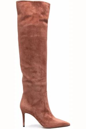 Scarosso X Brian Atwood Carra suede boots