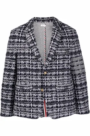 Thom Browne Tweed single-breasted blazer