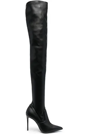 LE SILLA Eva thigh-high leather boots