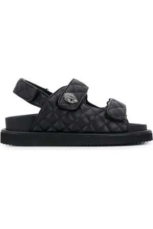 Kurt Geiger Orson quilted sandals