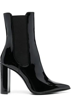 LE SILLA Megan 100mm leather ankle boots