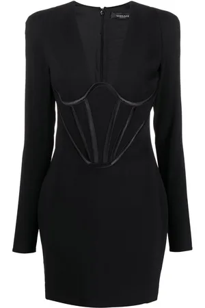 VERSACE Corset-style minidress