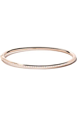 De Beers 18kt rose gold Micropavé diamond bangle